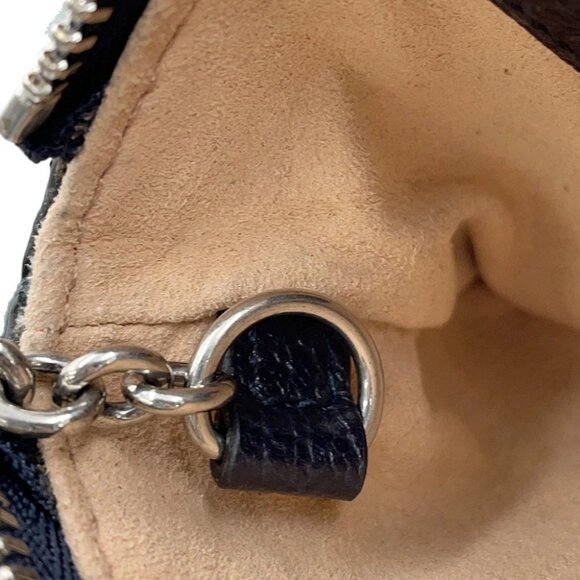 GUCCI Ophidia Key Case GG Supreme/Leather Beige/Navy 671722 - Picture 7 of 10